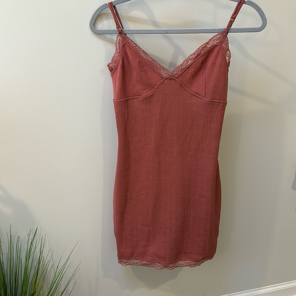 pink lacy dress
